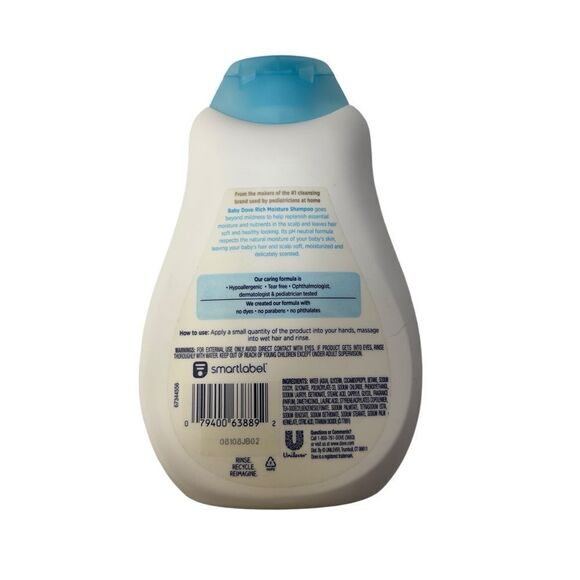 Baby Dove  NEW Gentle Shampoo  Hypoallergenic Tear Free 13oz each - Picture 6 of 10
